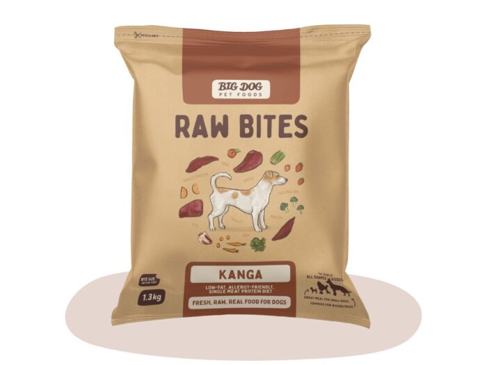 BIG DOG RAW BITES KANGAROO 1.3KG