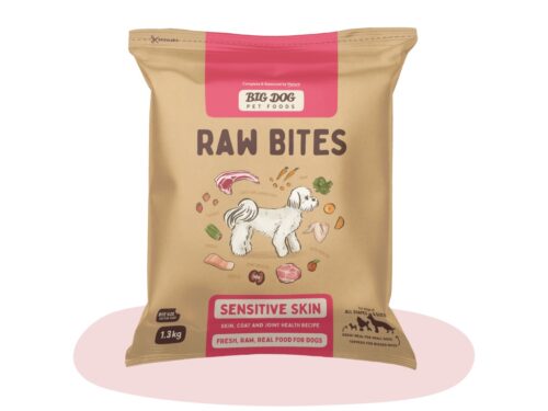 BIG DOG RAW BITES SENSITIVE 1.3KG