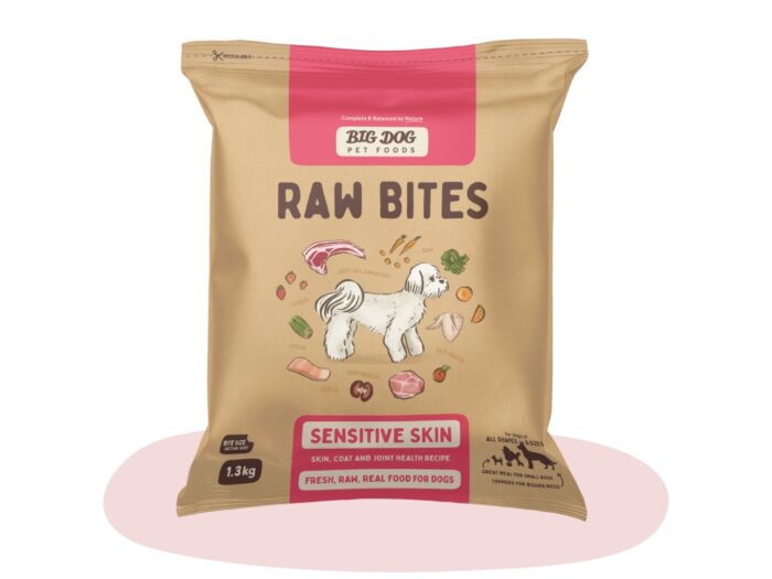 BIG DOG RAW BITES SENSITIVE 1.3KG