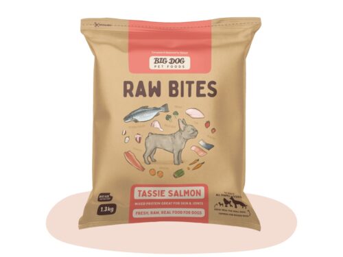 BIG DOG RAW BITES TASMANIAN SALMON 1.3KG