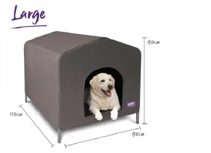 KAZOO OUTDOOR DOG CABANA LARGE CAPPUCCINO