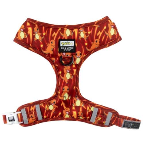 POKEMON CHARMANDER DOG HARNESS MEDIUM