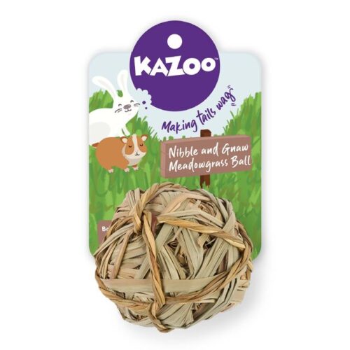 KAZOO NIBBLE & GNAW SMALL ANIMAL MEADOW BALL TOY