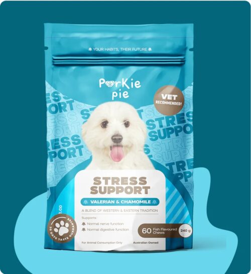PORKIE PIE STRESS SUPPORT 240G 60CHEWS