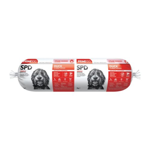 PRIME100 DUCK & POTATO DOG ROLL 2KG